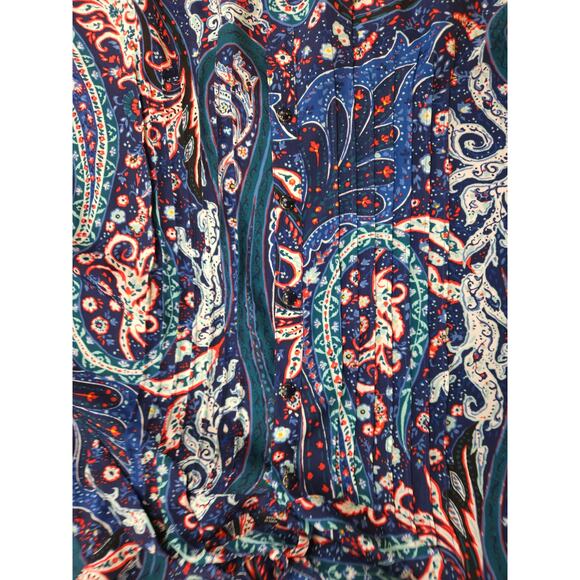 Lands End Tunic Top Women's Size 18w Multicolor Floral Abstract Statement - Picture 6 of 6
